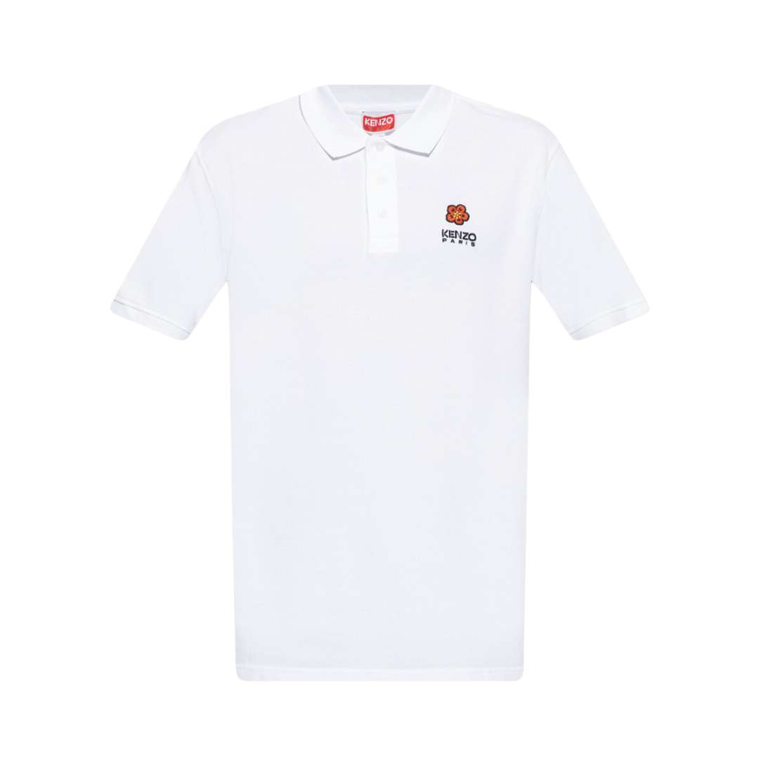 Bokeh Flower Embroidery Short Sleeve Karatei