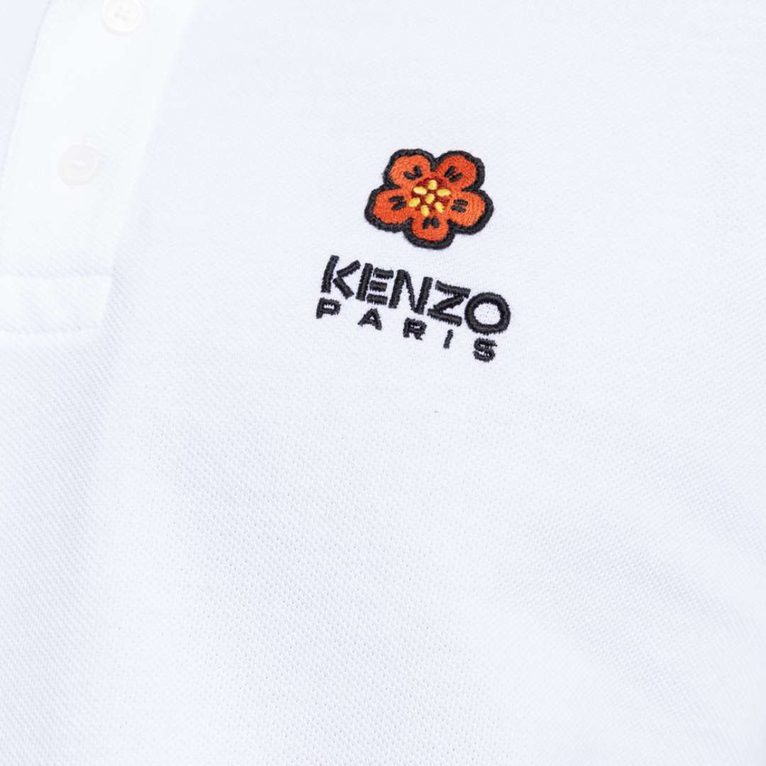 Bokeh Flower Embroidery Short Sleeve Karatei