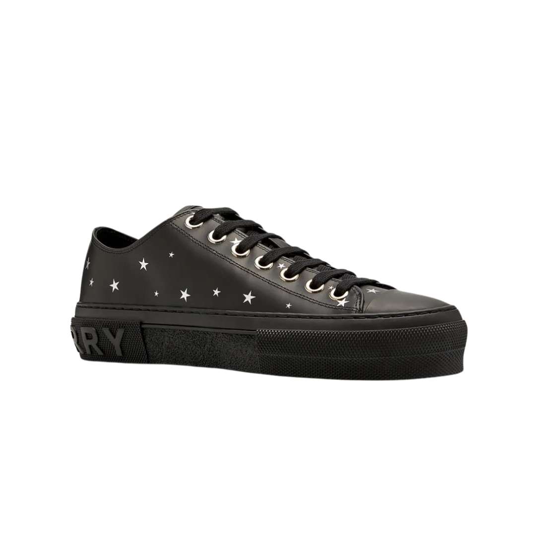 Jack Star Studded Leather Low-top Trainers