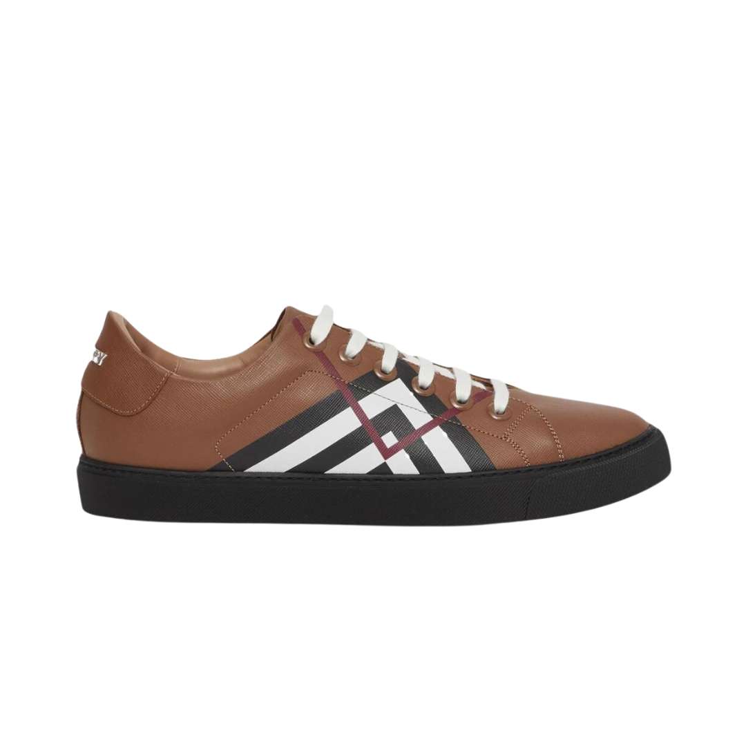Chevron Check low-top sneakers