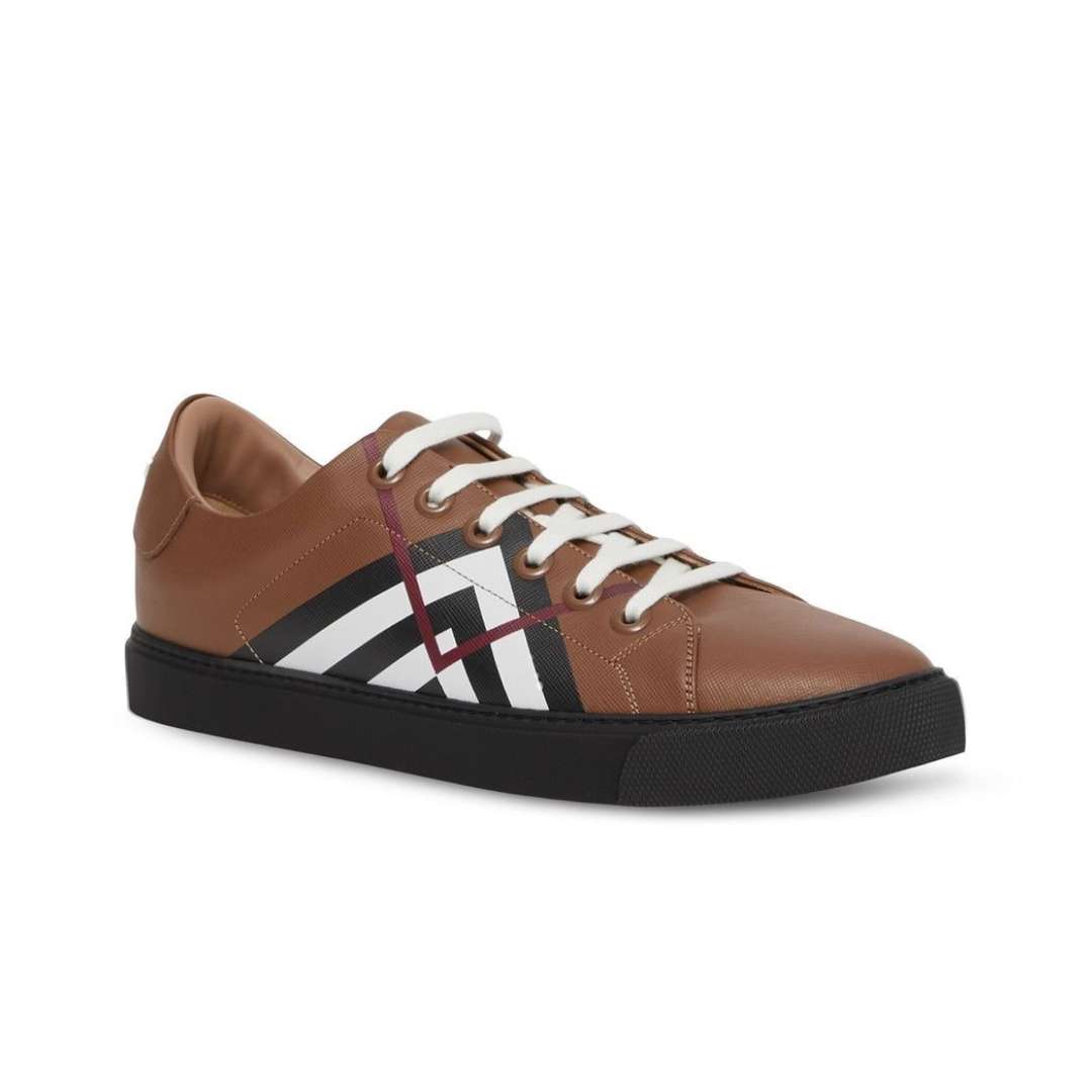 Chevron Check low-top sneakers