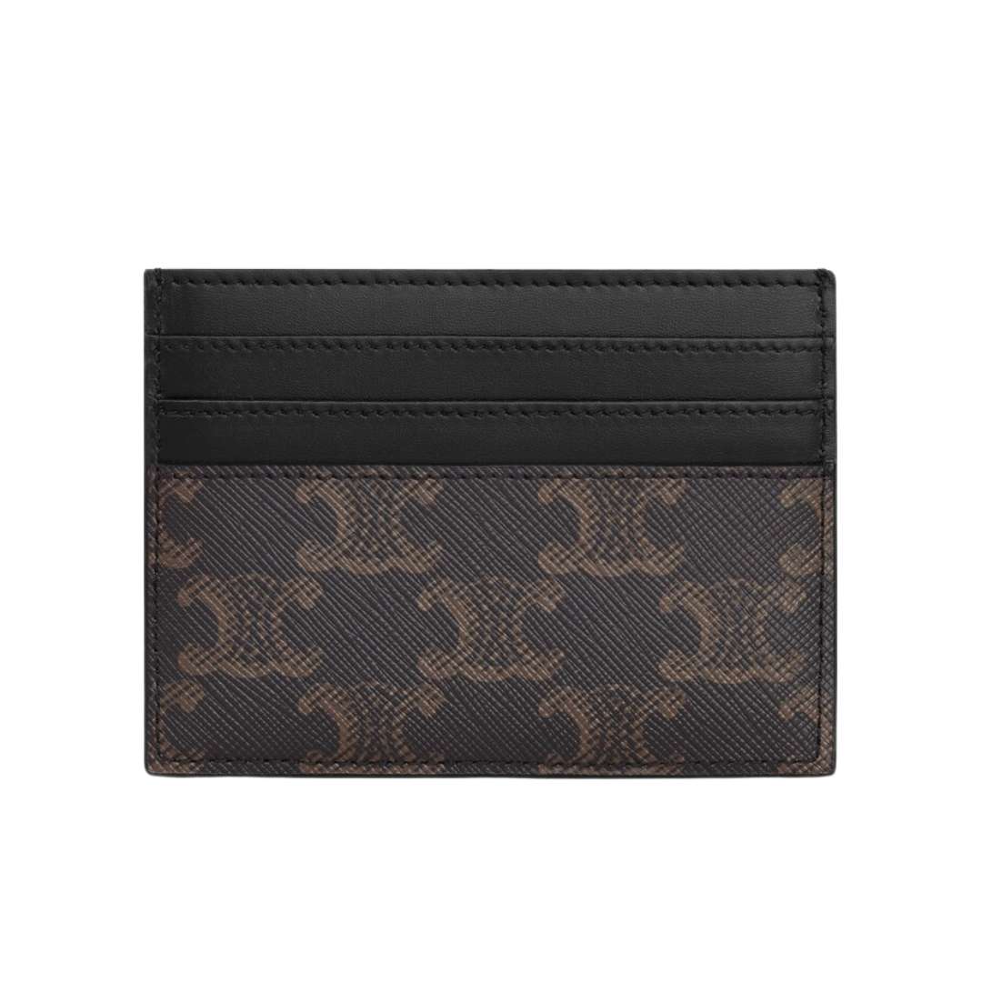 Large Card holder In Triomphe Canvas And Calfskin