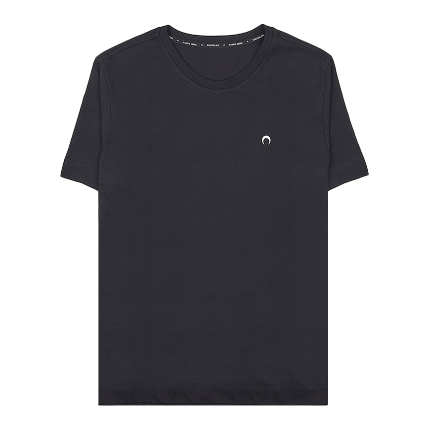 Moon Logo Embroidered Short Sleeve T-Shirt