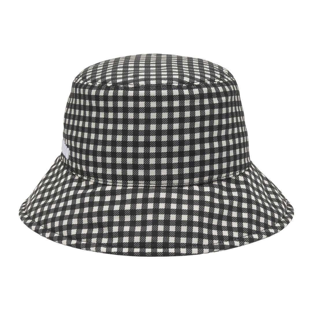 Black And White Check Bucket Hat 