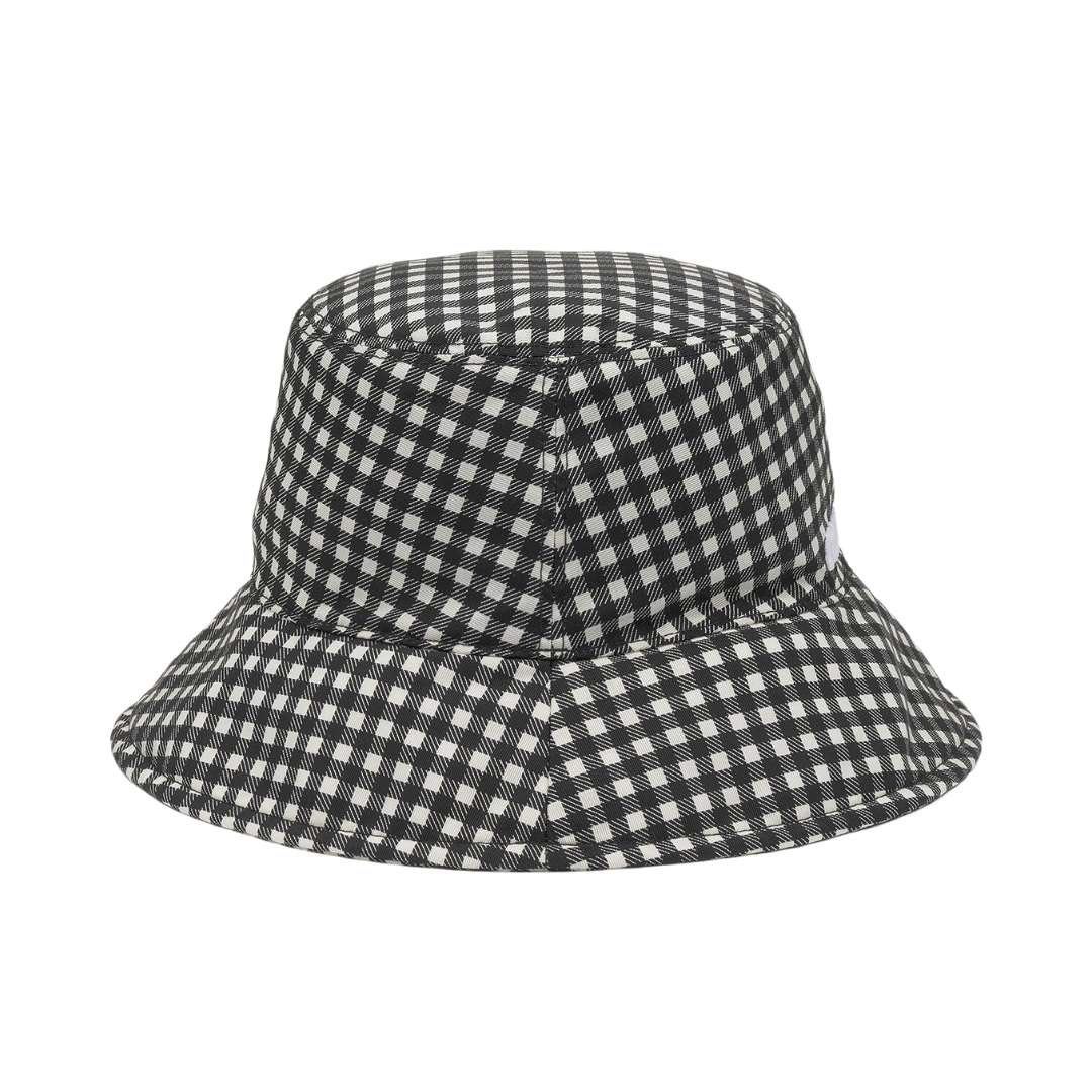 Black And White Check Bucket Hat 