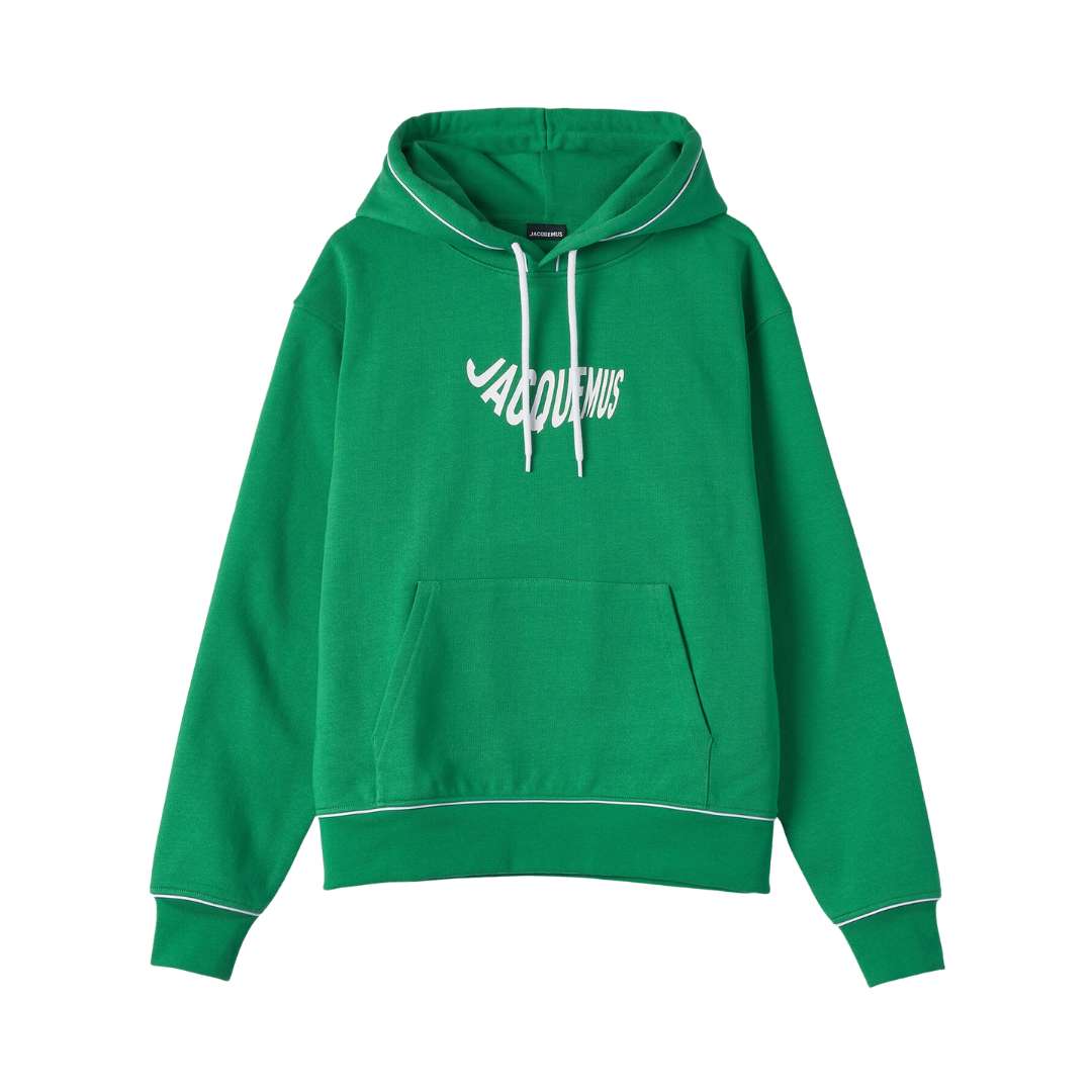 Wave logo-print organic-cotton Hoodie