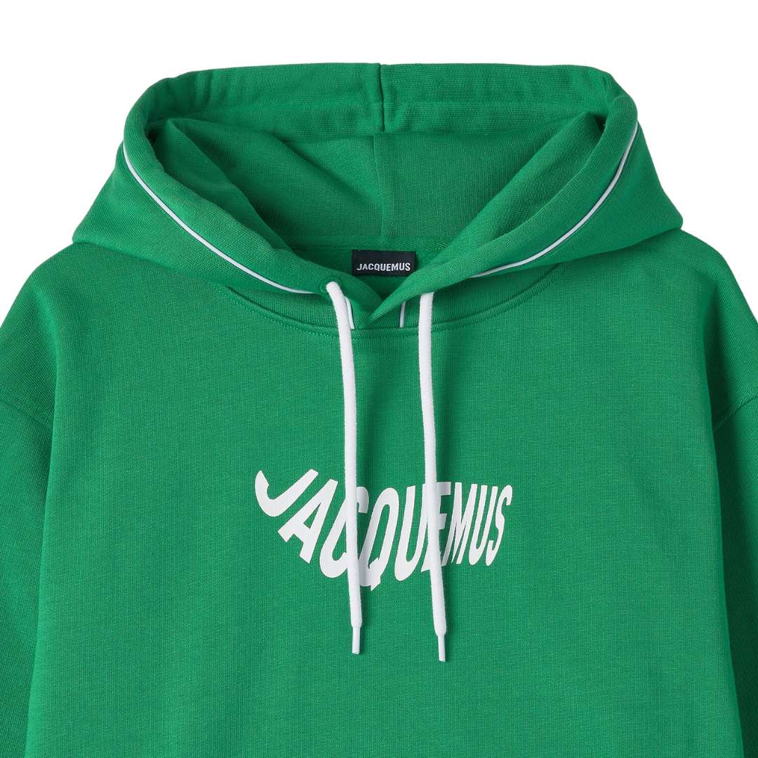 Wave logo-print organic-cotton Hoodie