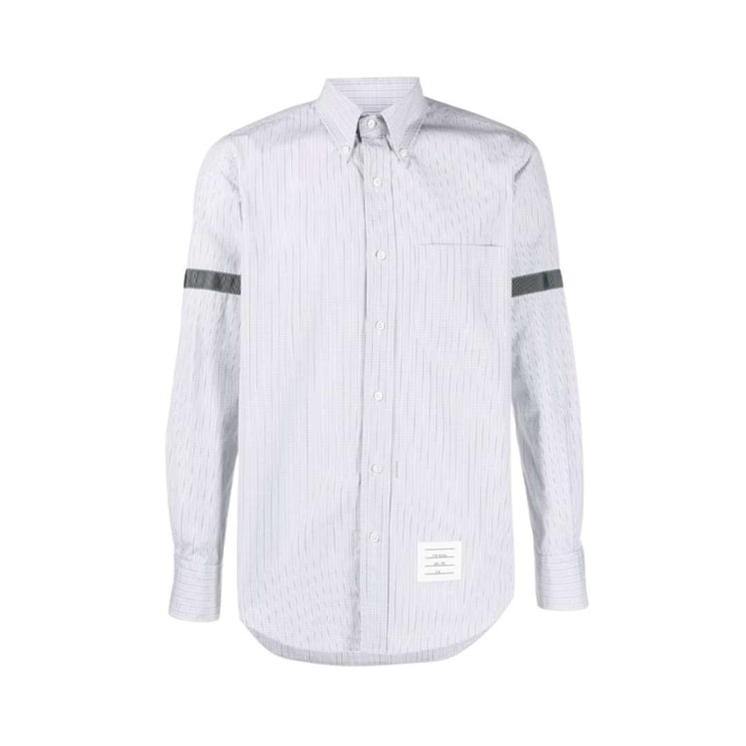 Micro Check Poplin Armbanding Shirt 