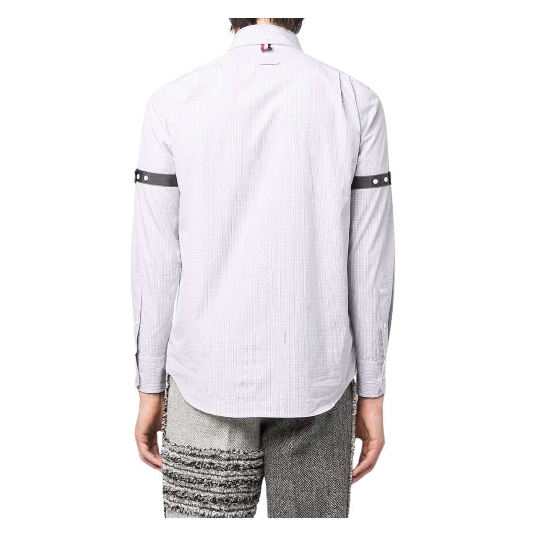 Micro Check Poplin Armbanding Shirt 