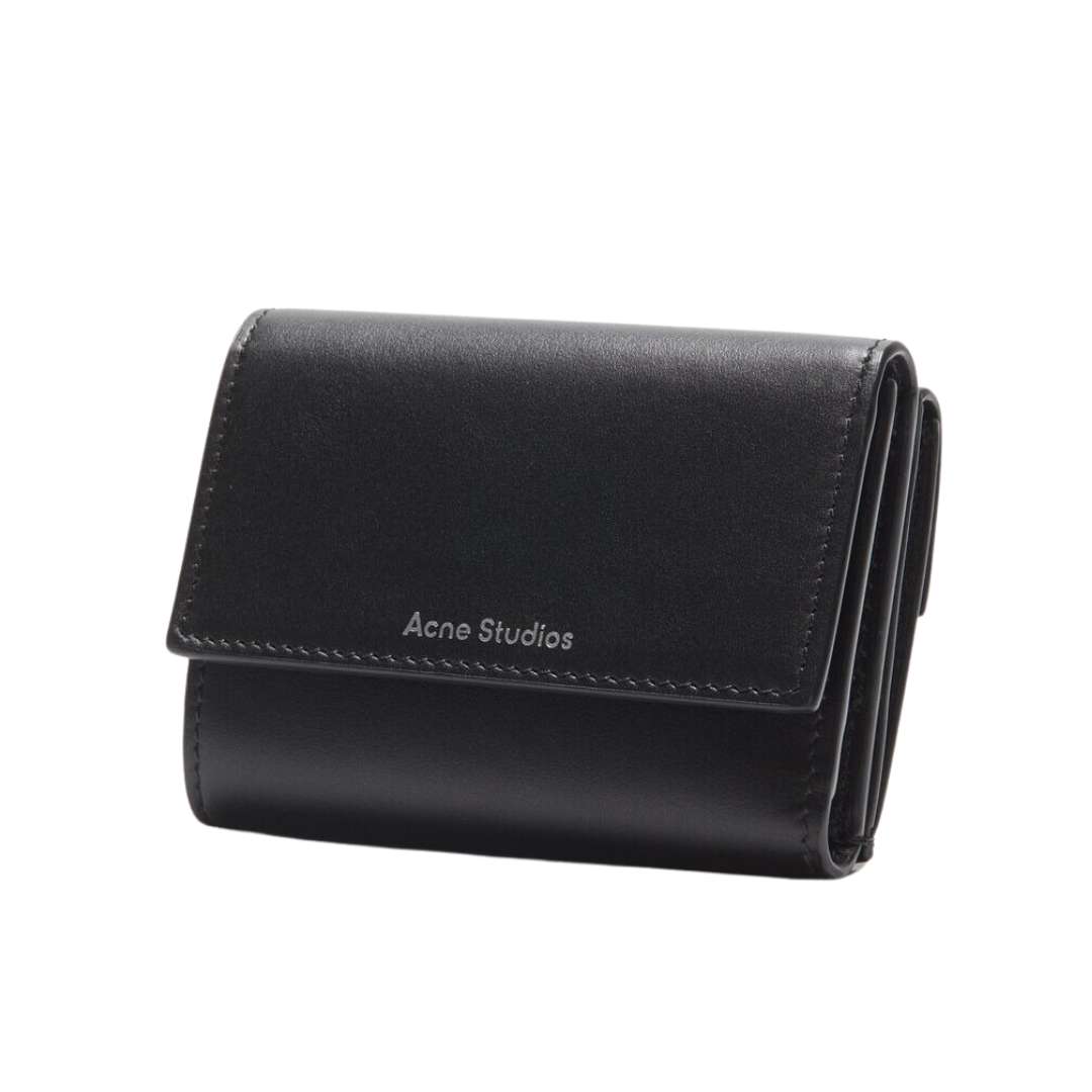 Trifold leather wallet