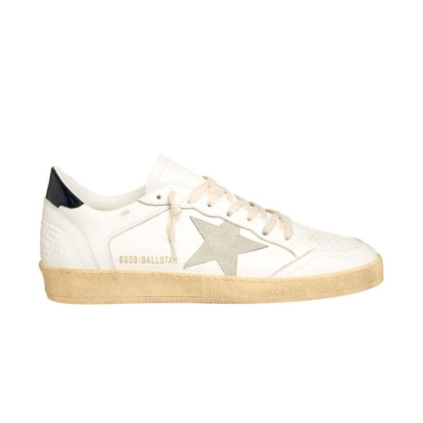 Ball Star with ice-gray suede star and blue leather heel tab