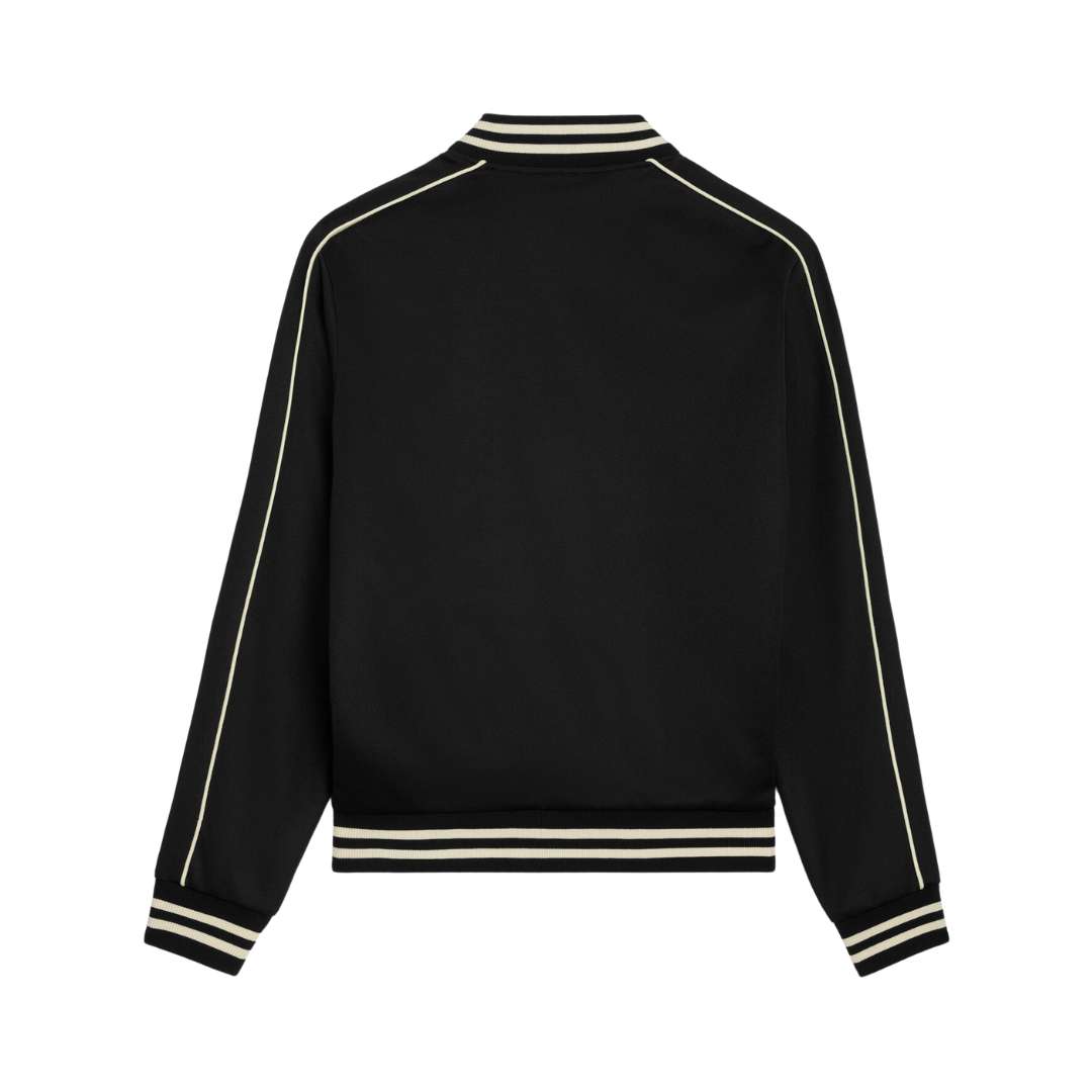 Triomphe teddy jacket in double face jersey