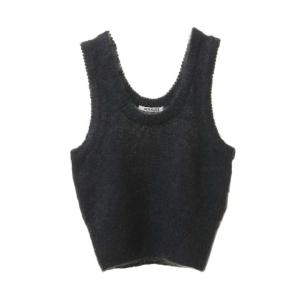BRUSHED SUPER KID MOHAIR KNIT TANK