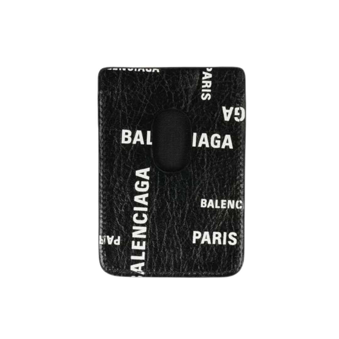 BAL PARIS ALLOVER CASH magnet card holder