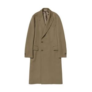 DOUBLE CLOTH HARD TWIST CARSEY CHESTERFIELD COAT
