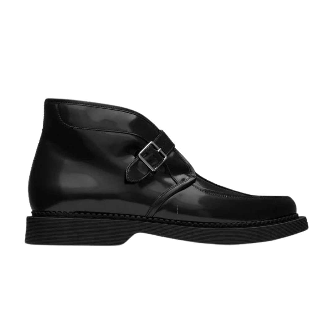 Teddy monk strap boots