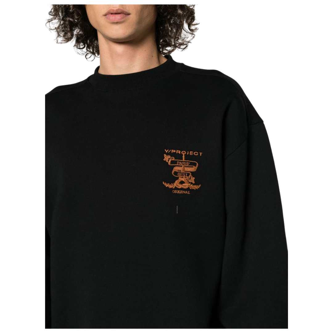Paris best embroidered sweatshirt