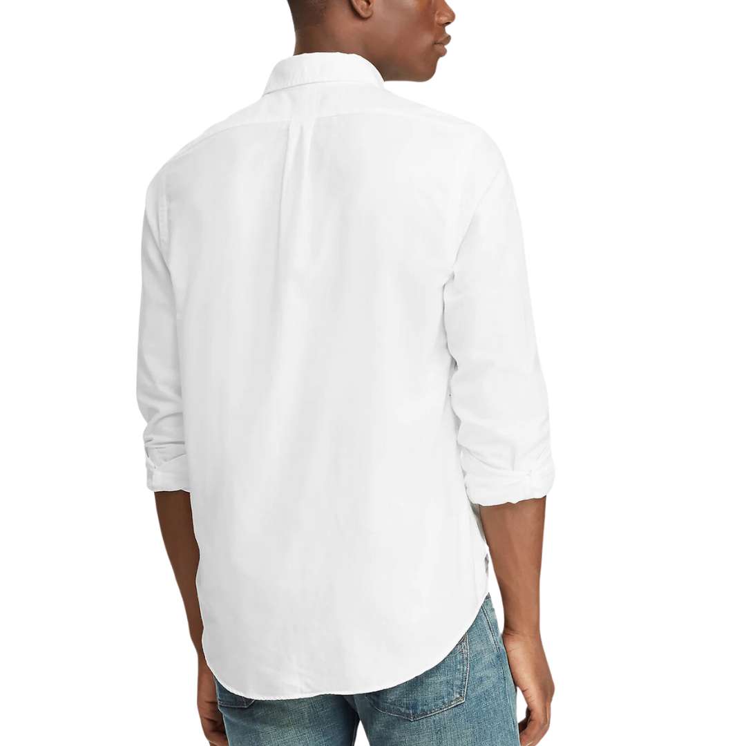 Pony Logo Embroidered Oxford Shirt