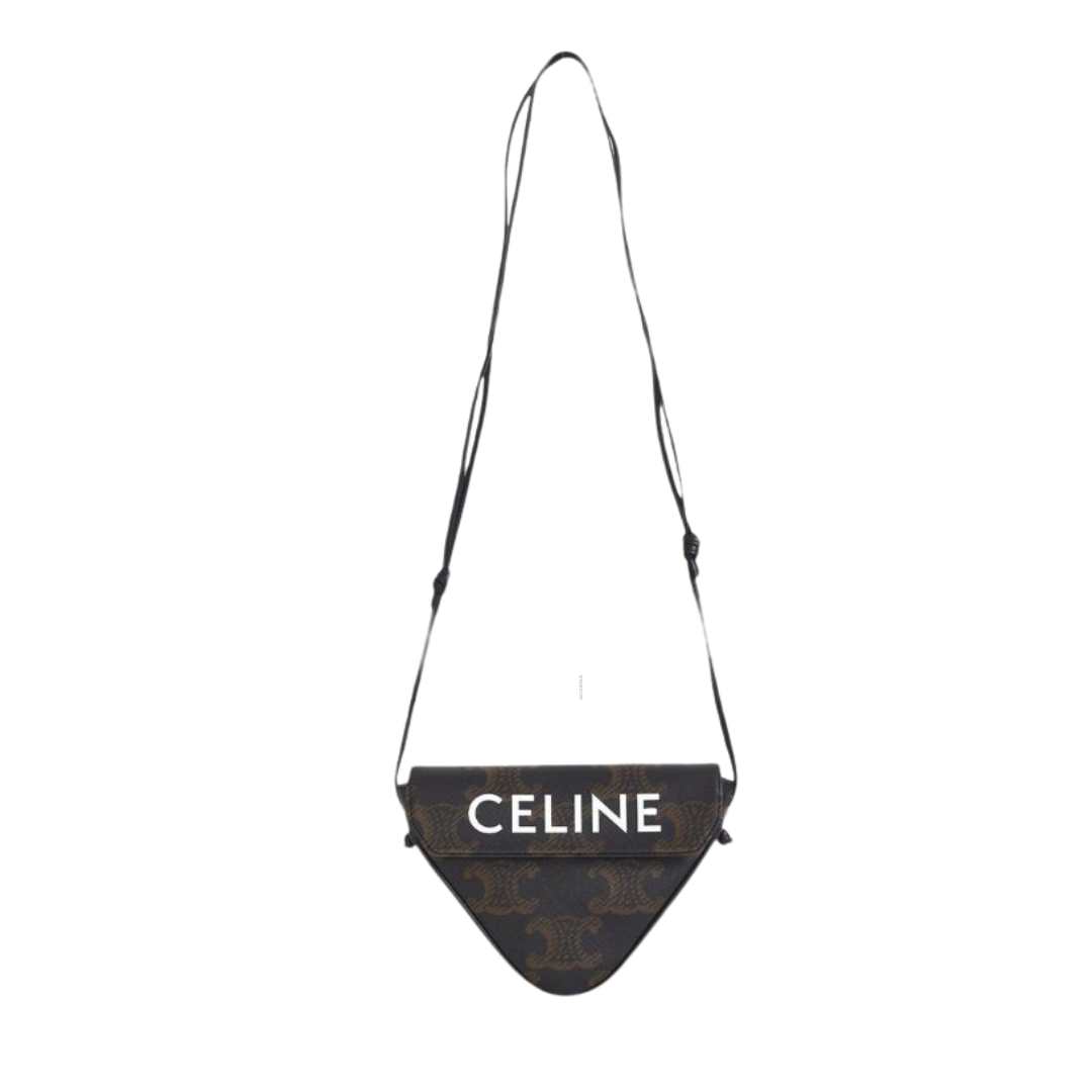 Triomphe canvas triangle bag