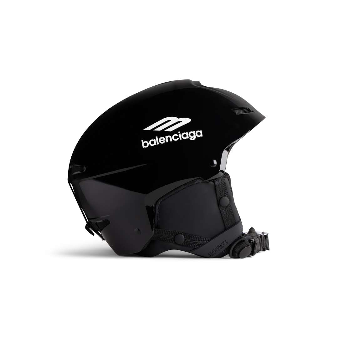 Helmet made of black EPS and ABS