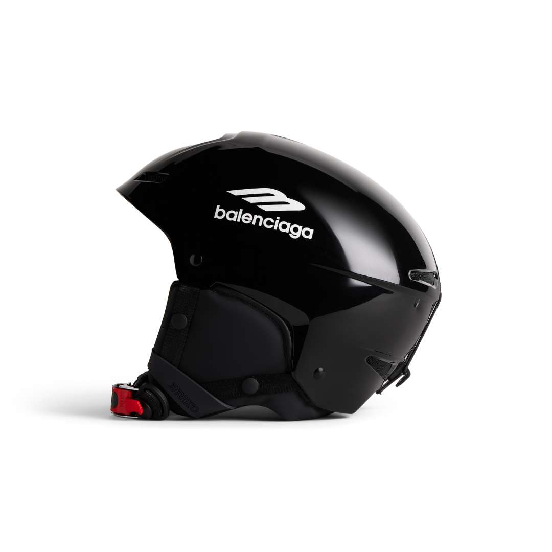 Helmet made of black EPS and ABS