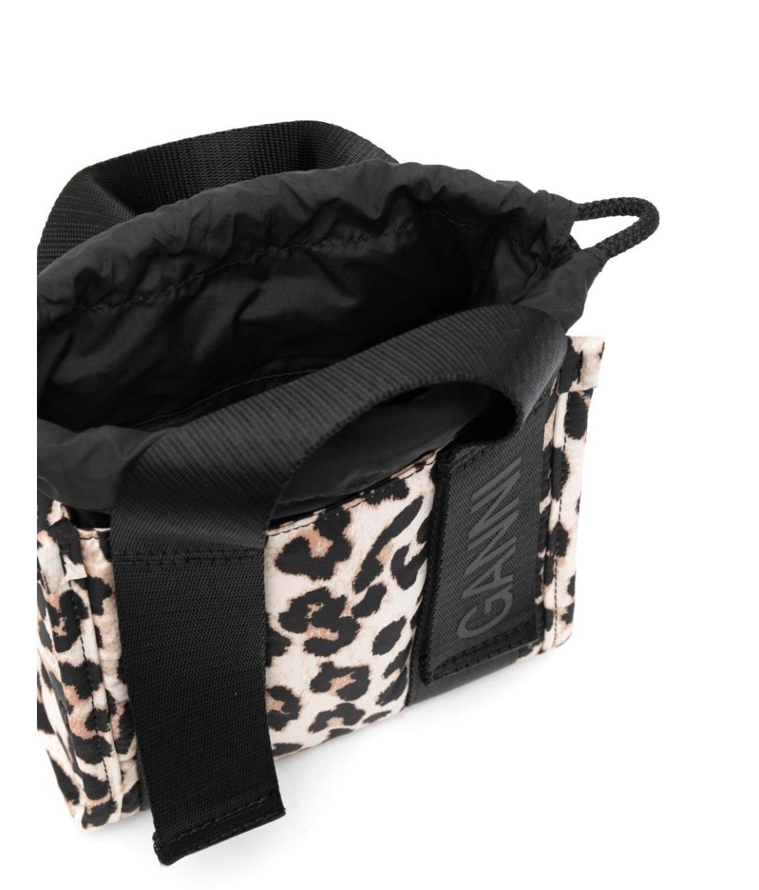 Mini Leopard Tech Tote Bag