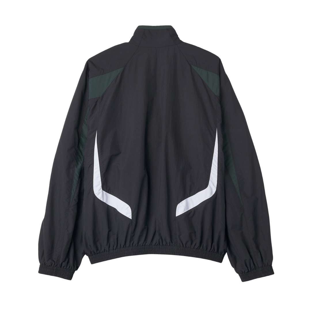 Oversized nylon tracksuit jacket