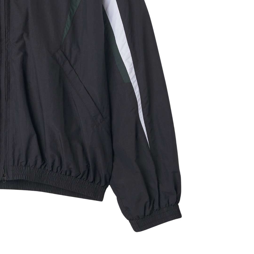 Oversized nylon tracksuit jacket