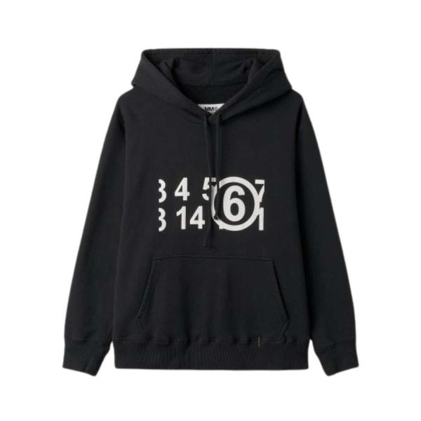 Women's Number Zoom Logo Hoodie - Black