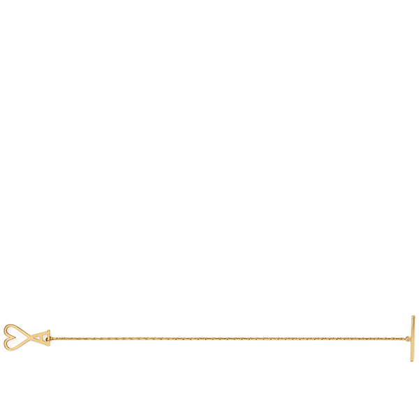 Gold Heart Logo Bracelet
