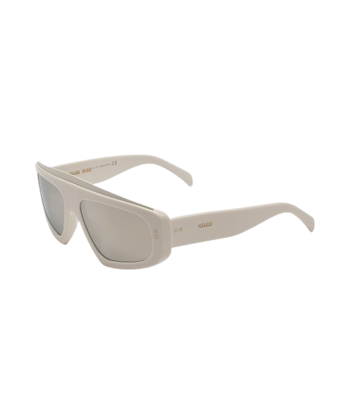 Men's Acetate Sunglasses - White