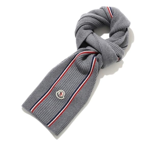 Tricolor wool scarf