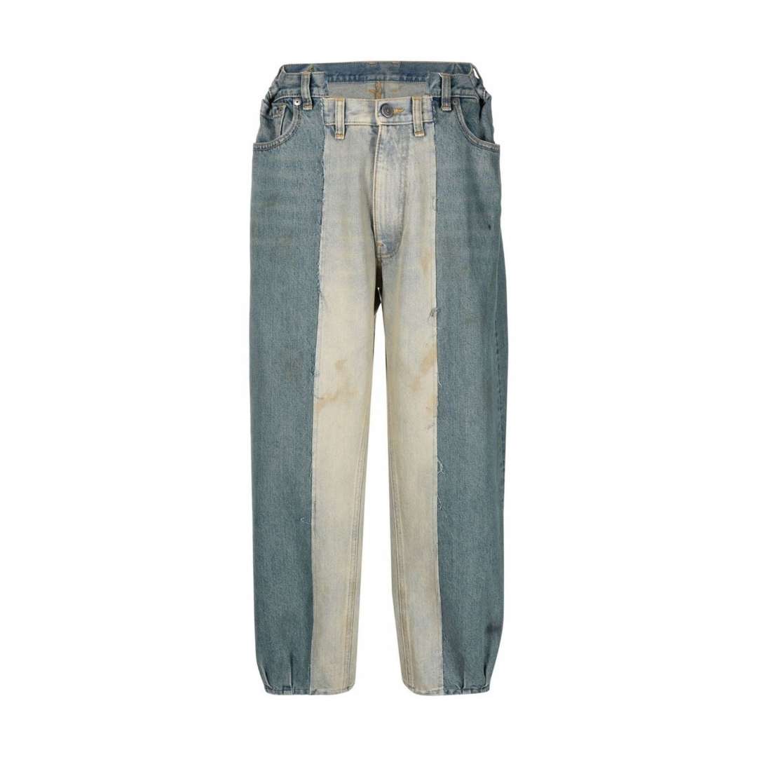 Multi-Panel Denim Jeans