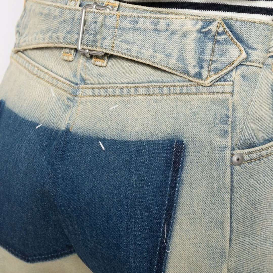 Multi-Panel Denim Jeans