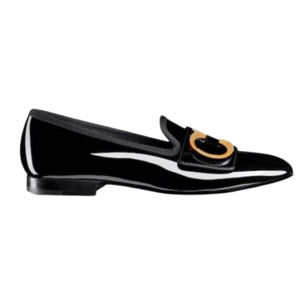 C'EST Dior patent leather loafers