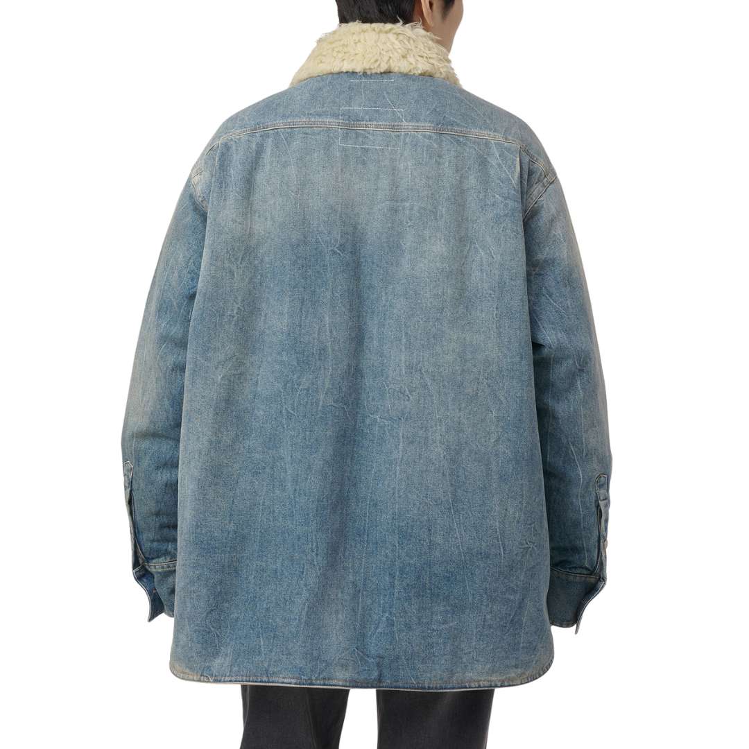 Padded denim jacket