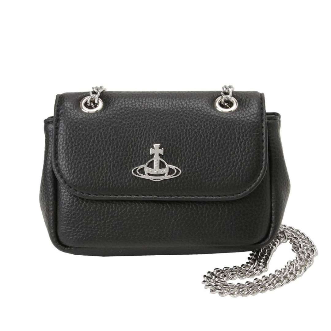  RE-VEGAN GRAIN SMALL PURSE WITH CHAIN