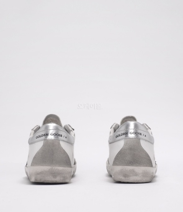 Super-Star sneakers with silver heel tab and metal stud lettering