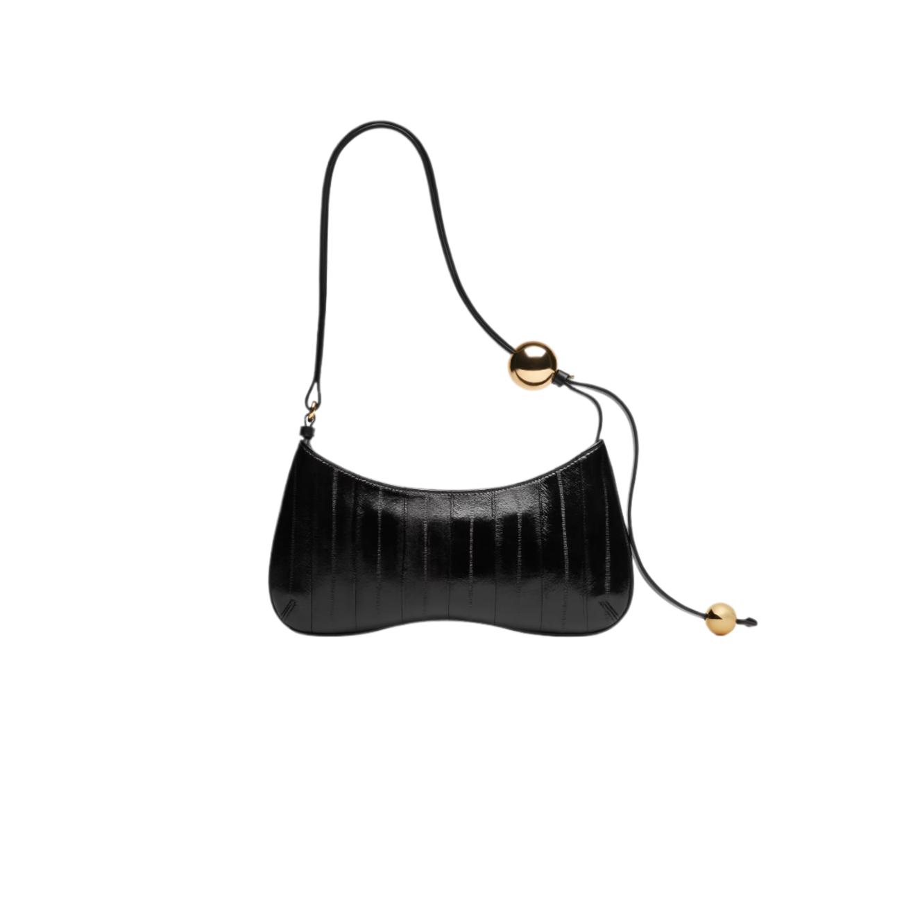 BISOU Pearl Leather Shoulder Bag