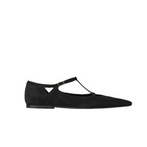 CYD strap suede flat shoes