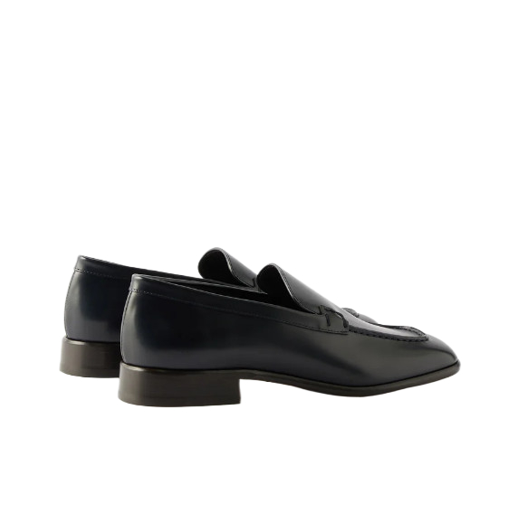 MENSY square toe leather loafers
