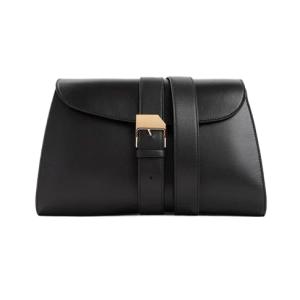 ISLA Smooth Leather Strap Clutch Bag