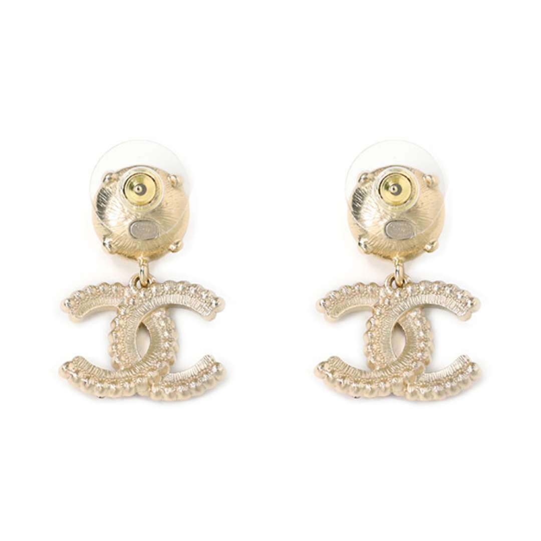Pearl Crystal Drop Earrings