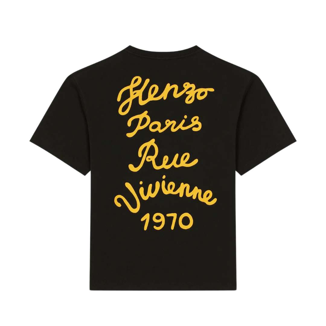 Rue Vivienne' embroidered oversize T-shirt