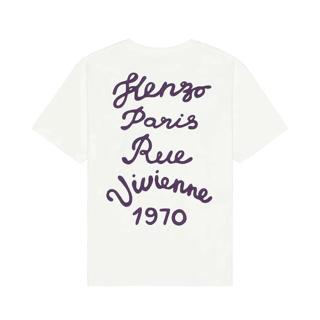 Rue Vivienne' embroidered oversize T-shirt