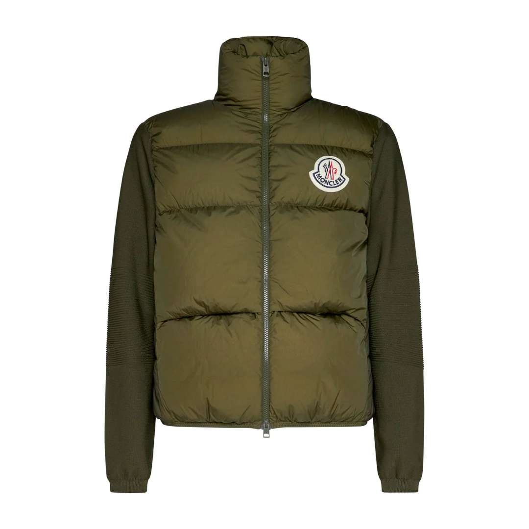 Logo Patch Zip-Up Padded Jacket