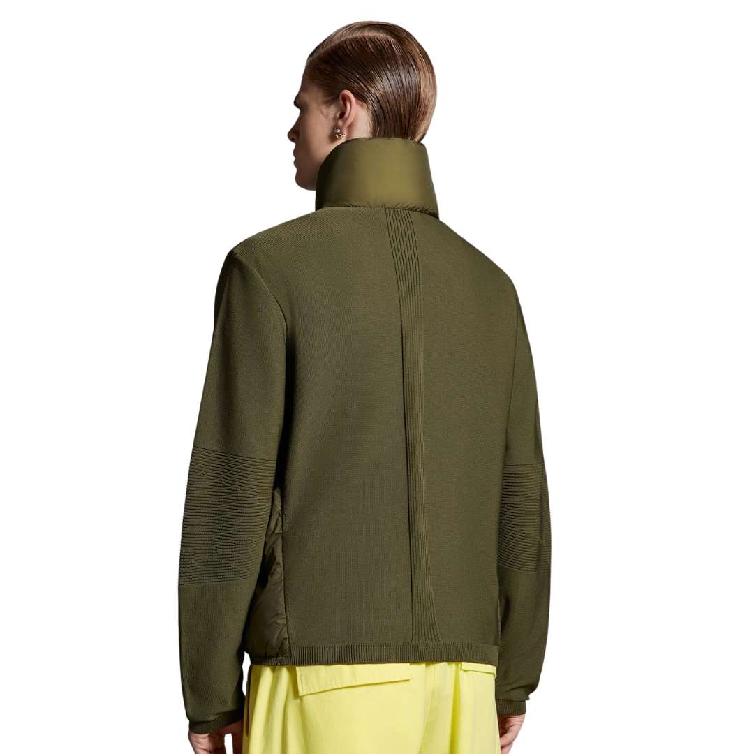 Logo Patch Zip-Up Padded Jacket