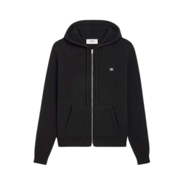 TRIOMPHE HOODED SWEATER IN WOOL AND CASHMERE