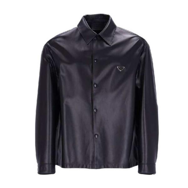 nappa leather shirt