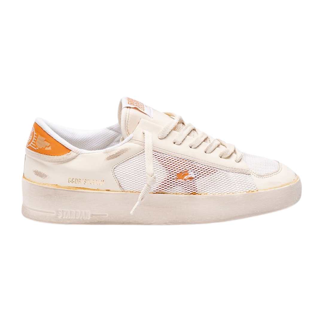 Suede & Nylon Mesh Star Dan Sneakers